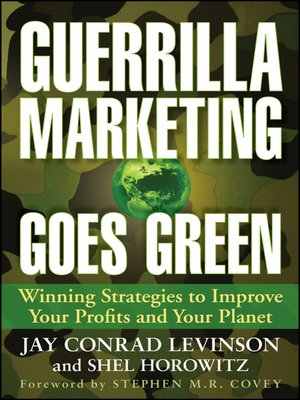 cover image of Guerrilla Marketing Goes Green